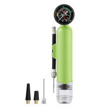 Pompa gonfiatrice portatile per palloni da basket con manometro da 20 PSI, pompa ad aria portatile, strumento di gonfiaggio facile da usare