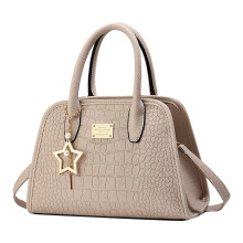 Damen-Tragetasche aus veganem Leder, Vintage-Henkeltasche, modische Retro-Schultertasche