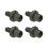 M8 Brake Clutch Cable Adjuster Nuts Bolts Set 4pcs 1