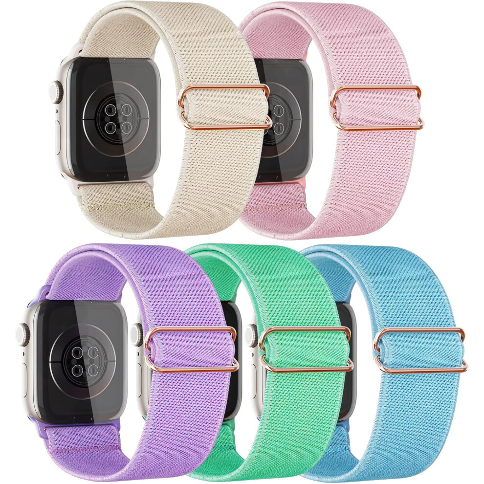 Xihama Kids Apple Watch Band Â Stretchy Nylon, Adjustable For Ultra/Se/1-10 (38-49Mm), Compatible With Apple Watch 9448483164917