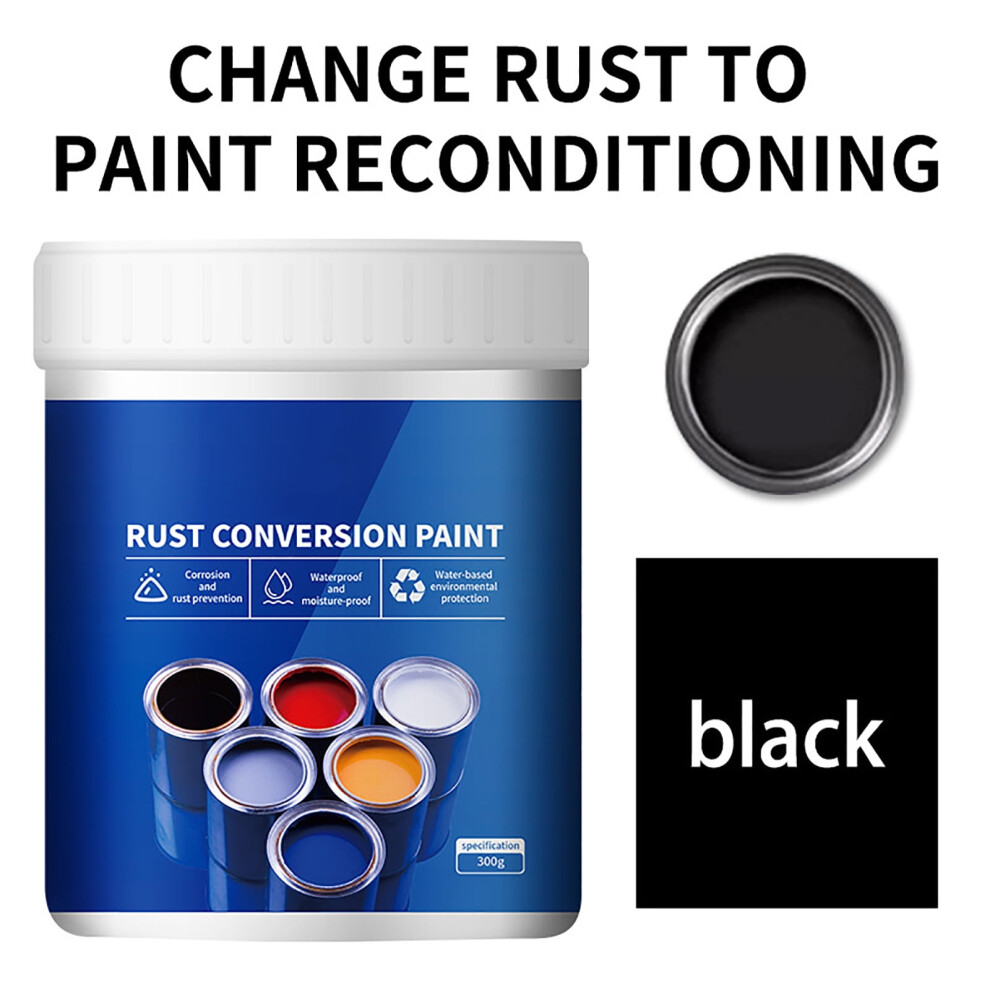Weatherproof Rust Converter Paint, 300G Â Water-Based Metal Primer For Steel & Tiles, Rust-Free Coating, Easy Application, Long-Lasting Protection 9489952775852