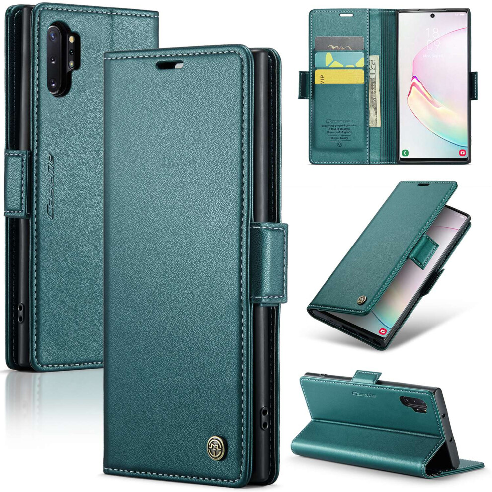 Leather Phone Case Wallet With Card Holder Zipper For Compatible With Samsung Galaxy Note10 Plus High Quality Leather Phone Case 9489952775746