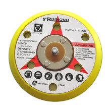 5 Inch Flocking Sanding Disc with M8 Thread Backing Pad