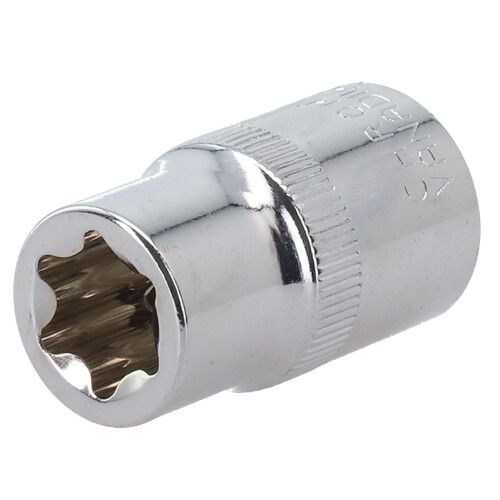 E-Type Sockets 1/2\" Square Tool Female Torx Socket For Ratchet End Wrench Head Hand Tools E10/E12/E14/E16/E18/E20/E22/E24 E16 Smile Home 1