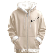 Christmas Sweatshirts Women Xmas Fuzzy Hooded Sweatshirts Unisex Party Solid Vacation Santa Pullover 2025 Christmas Hoodies for Men Beige & Size 3XL