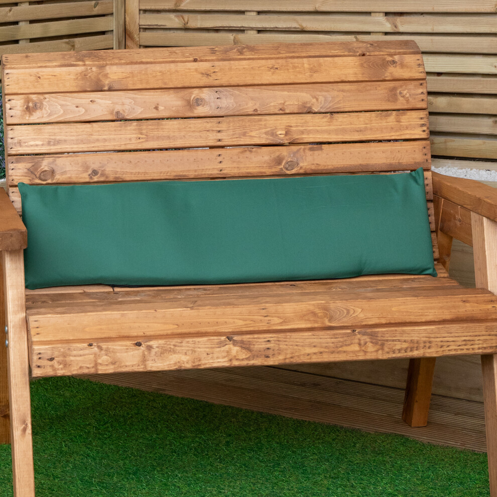 Charles Taylor 99 X 20 X 5Cm Cushion Back For 2 Seater Wooden Garden Bench In Green
