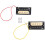 2 micros de guitare électrique humbucker Zebra double bobinage 50/52 2
