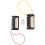 2 micros de guitare électrique humbucker Zebra double bobinage 50/52 3