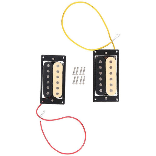 2 micros de guitare électrique humbucker Zebra double bobinage 50/52 2