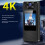 4K tragbare Kamera 128 GB schwarz 180 Linse 7