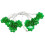 Φωτιστικά Shamrock σε σειρά 5,4 πόδια 10 LED με μπαταρία, αδιάβροχα 1