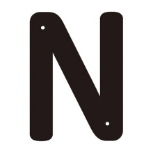 Jernkunst-tal-/bogstavskilt til efterårs- og feriedekoration – Personlig antik-stil sort bolig-/havedekoration, kraftig industriel tekstur