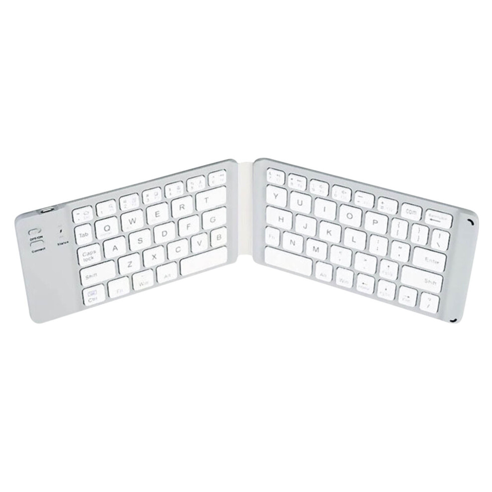 Foldable Wireless Bluetooth Keyboard, 67-Key, Rechargeable, Magnetic Closure, Compatible With Android, Windows, Ios 9489952910314