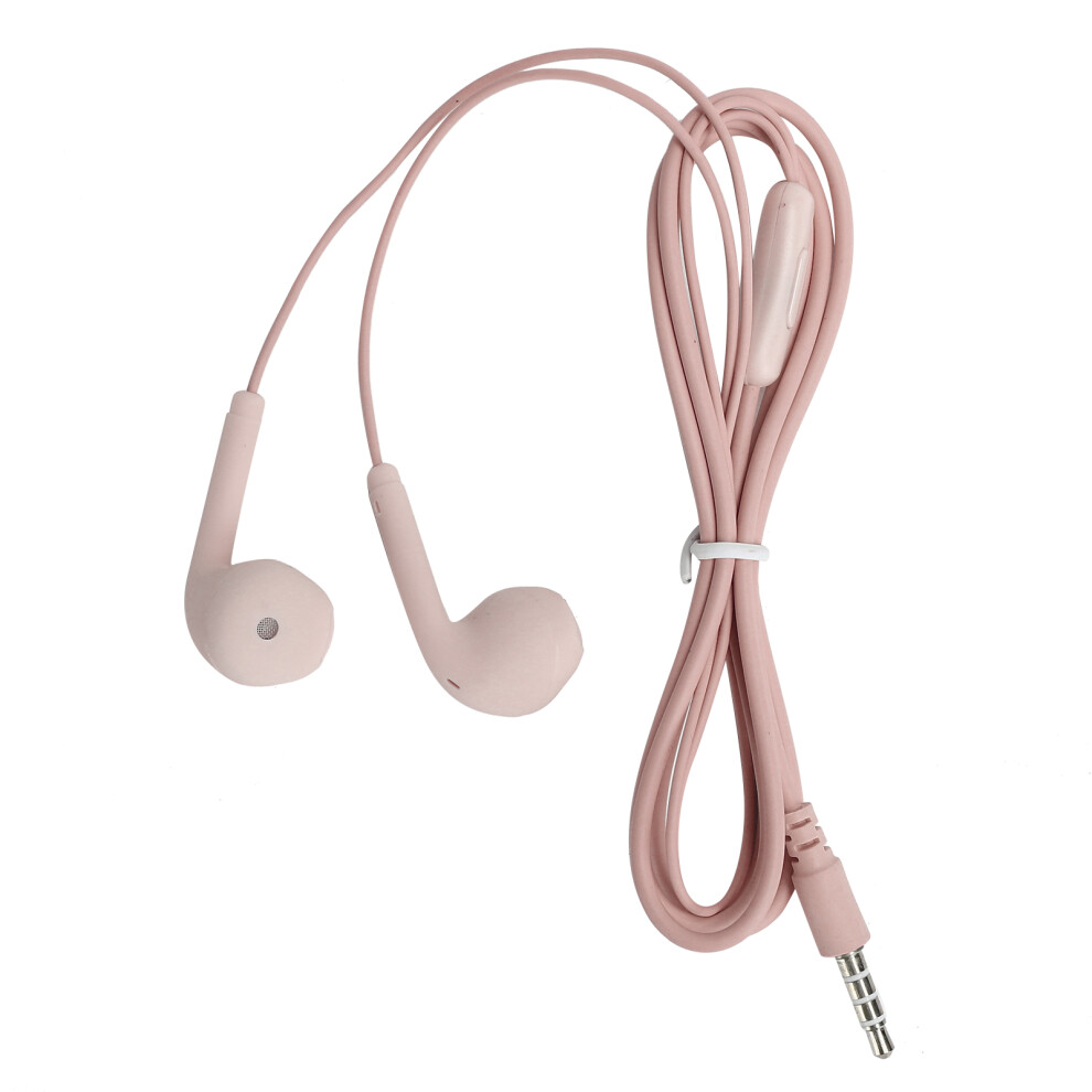 U19 Wired Earphones 3.5Mm Hifi Sound, 1.2M Cable Pink 7681391782794