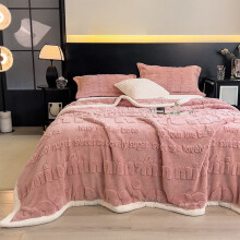 Soft Embossed Floral Flannel Blanket 59"x39", Polyester Throw for Sofa/Bed – Gray, Pink, Blue, Compatible with All Home Decor