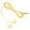 U19 Wired Earphone HiFi 3.5mm Yellow 7