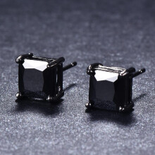 925 Sterling Silver Stud Earrings Birth Cubic Zircon Fashion Jewelry For Women