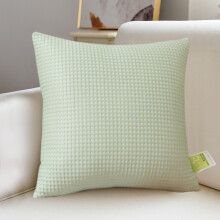Pernă decorativă premium din poliester pentru sufragerie, dormitor, spații exterioare, lavabilă la mașină, decor elegant pentru casă (verde)