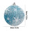 3.1 inch Blue Shatterproof Christmas Ornaments 12 Pack 3