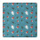 Toalha de mesa natalina elástica para mesas quadradas de 91x91 cm (36x36 polegadas), com superfície resistente a rugas e borda elástica para um 1