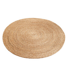 Tapis de sol hygiénique en paille tressée pour studio d'exercice et salle de sport