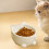 Ceramic Cat-Shaped Pet Bowl 5.51 Inch Elevated for Neck 4