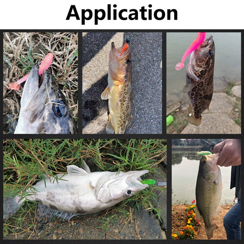 Soft Plastic Fishing Lures 55mm 50 Pieces 1