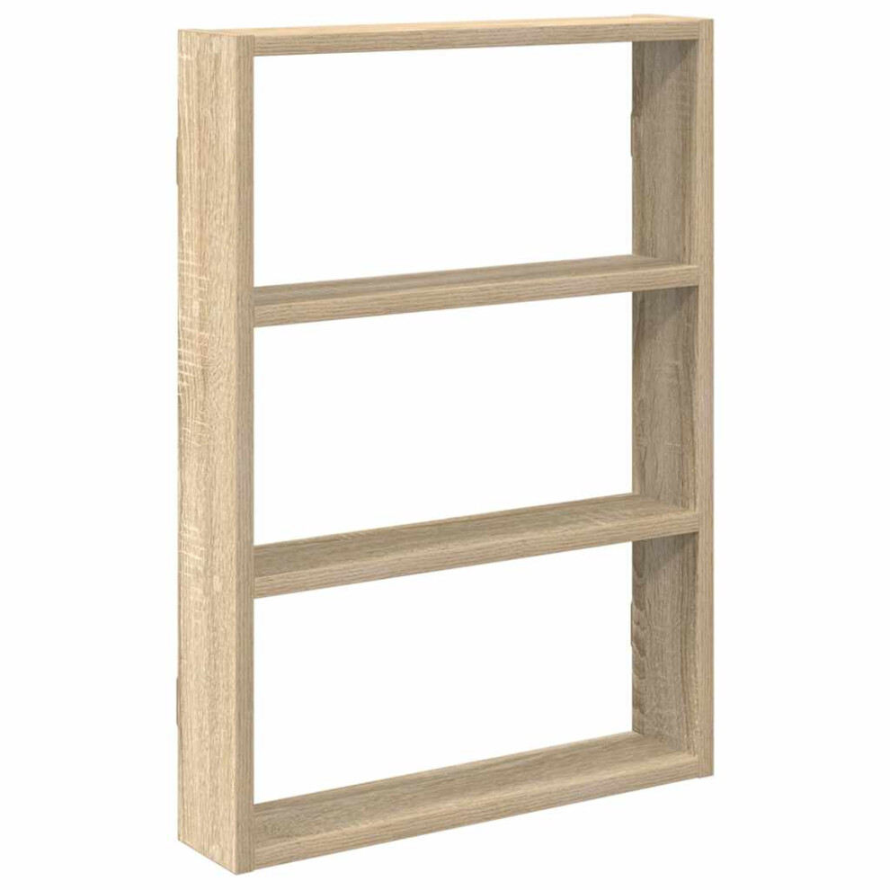 Vidaxl Wall Shelf Sonoma Oak 43X9x60 Cm Engineered Wood