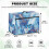 Sewing Machine Dust Cover Marble Stripes Soft Easy-Clean 7
