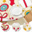 Toalha de mesa redonda de 52 polegadas para decoração de Natal, com bainha elástica para um ajuste perfeito na sua mesa de jantar. 4