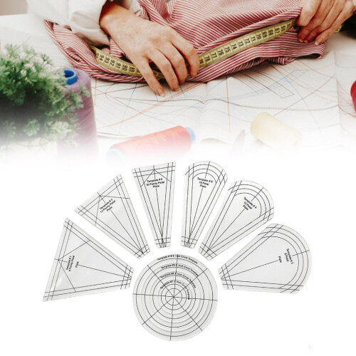 Lot de 10 gabarits réguliers pour patchwork et quilting 1