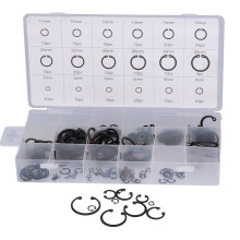 Snap Ring Assortment 300PCS Alloy Steel Repair Tools for Garage & Home Use