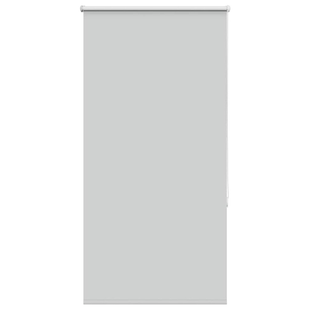 Vidaxl Roller Blind Blackout Light Grey 75X130 Cm Fabric Width 70.7 Cm Polyester