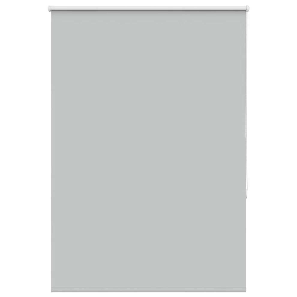 Vidaxl Roller Blind Blackout 100X150 Cm Fabric Width 95.7 Cm Polyester Light/Grey 8721158324764