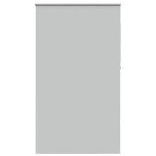 vidaXL Roller Blind Blackout Light Grey 125x210 cm Fabric Width 121.6 cm Polyester