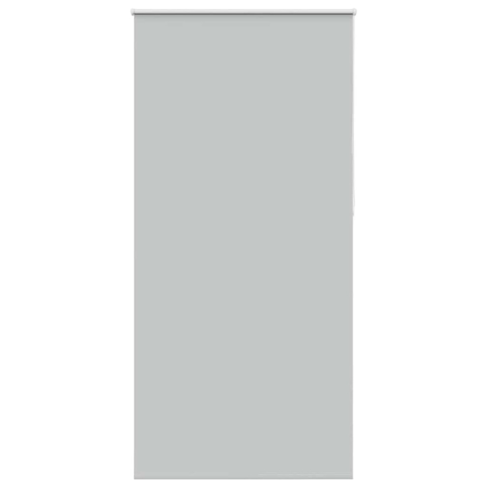 Vidaxl Roller Blind Blackout Light Grey 100X230 Cm Fabric Width 95.7 Cm Polyester