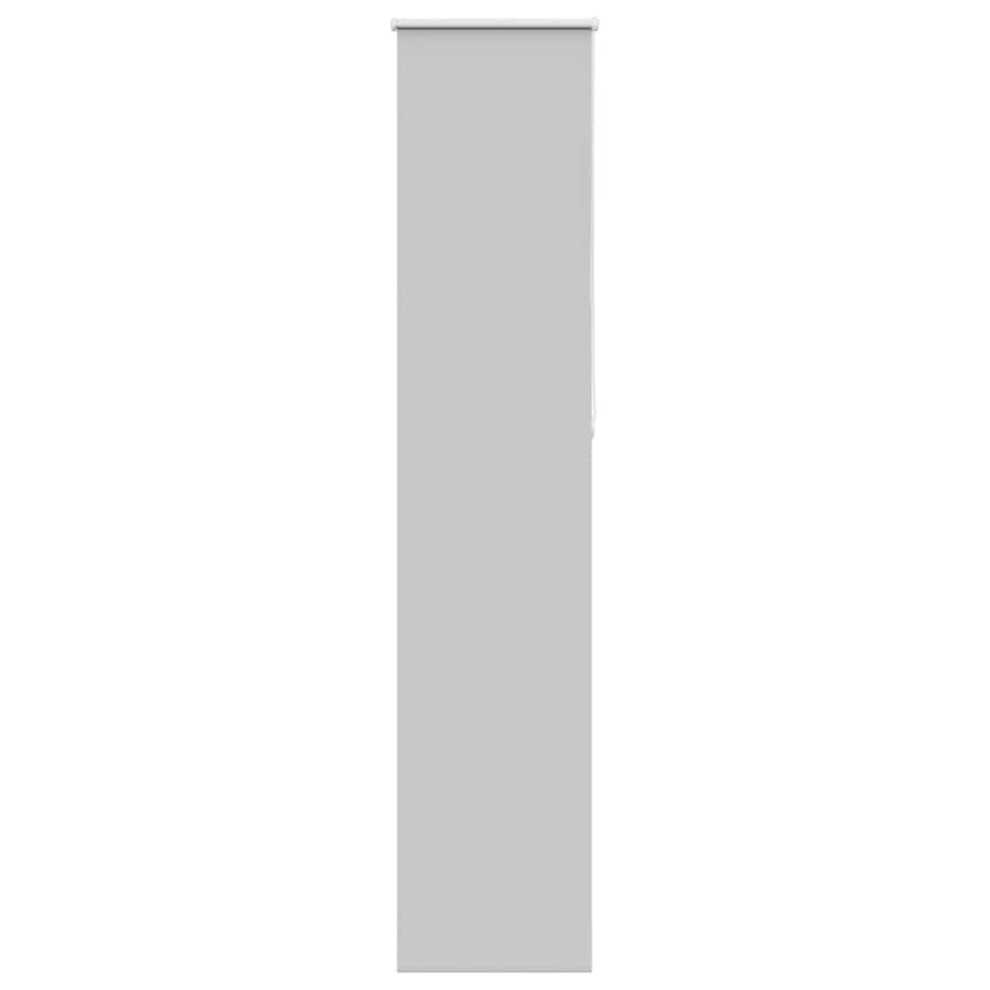Vidaxl Roller Blind Blackout Light Grey 60X210 Cm Fabric Width 55.7 Cm Polyester