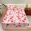 Twin Sheet Set 3-Pc Pink Rabbit Heart Print Stretch 6