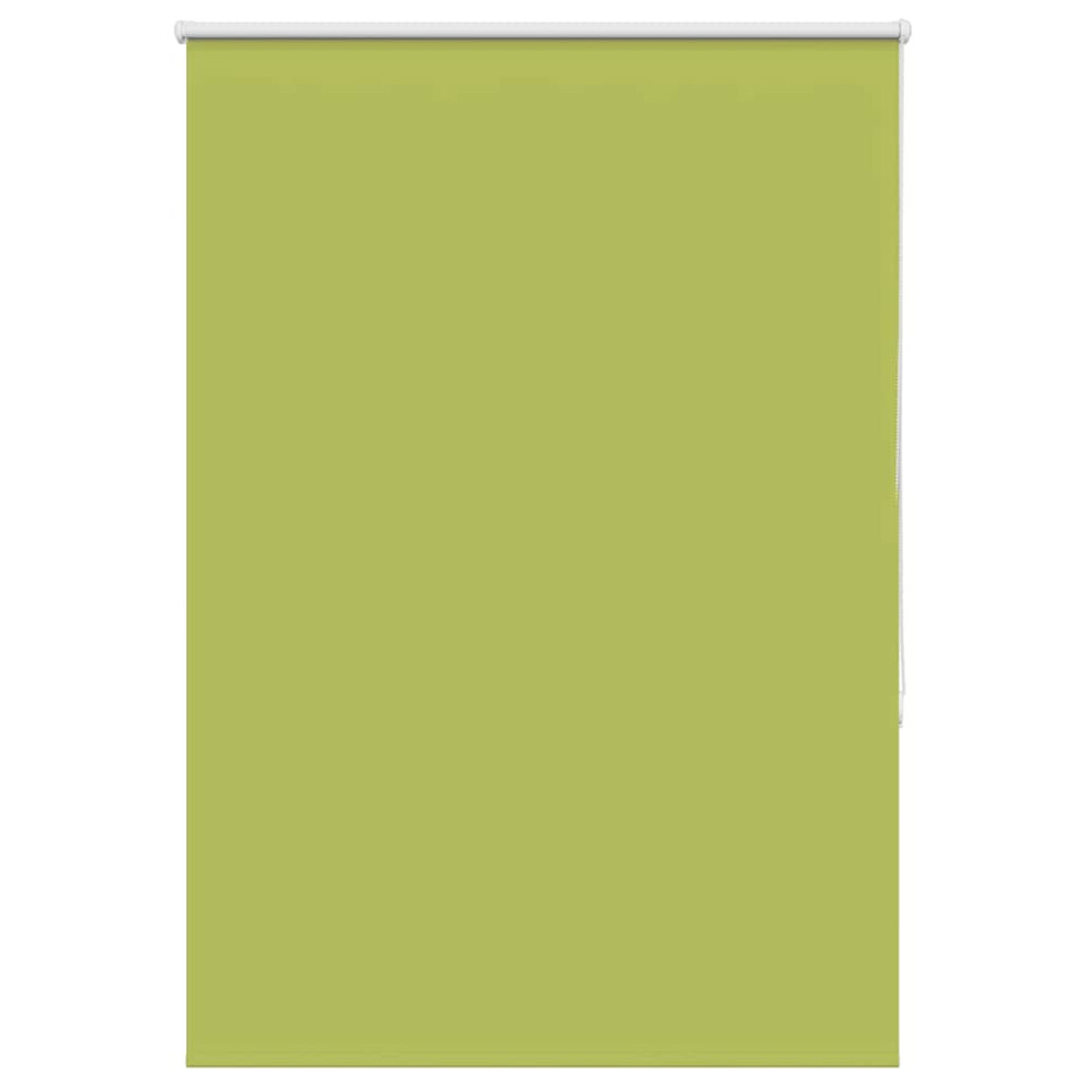 Vidaxl Roller Blind Blackout Leaves Green 105X130 Cm Fabric Width 100.7 Cm Polyester