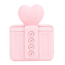 Annoying Gift Box with Screws – 8x8x11cm Pink PLA Prank Container
