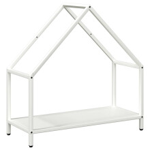 vidaXL Brennholzregal Weiß 60x25x60 cm Kaltgewalzter Stahl