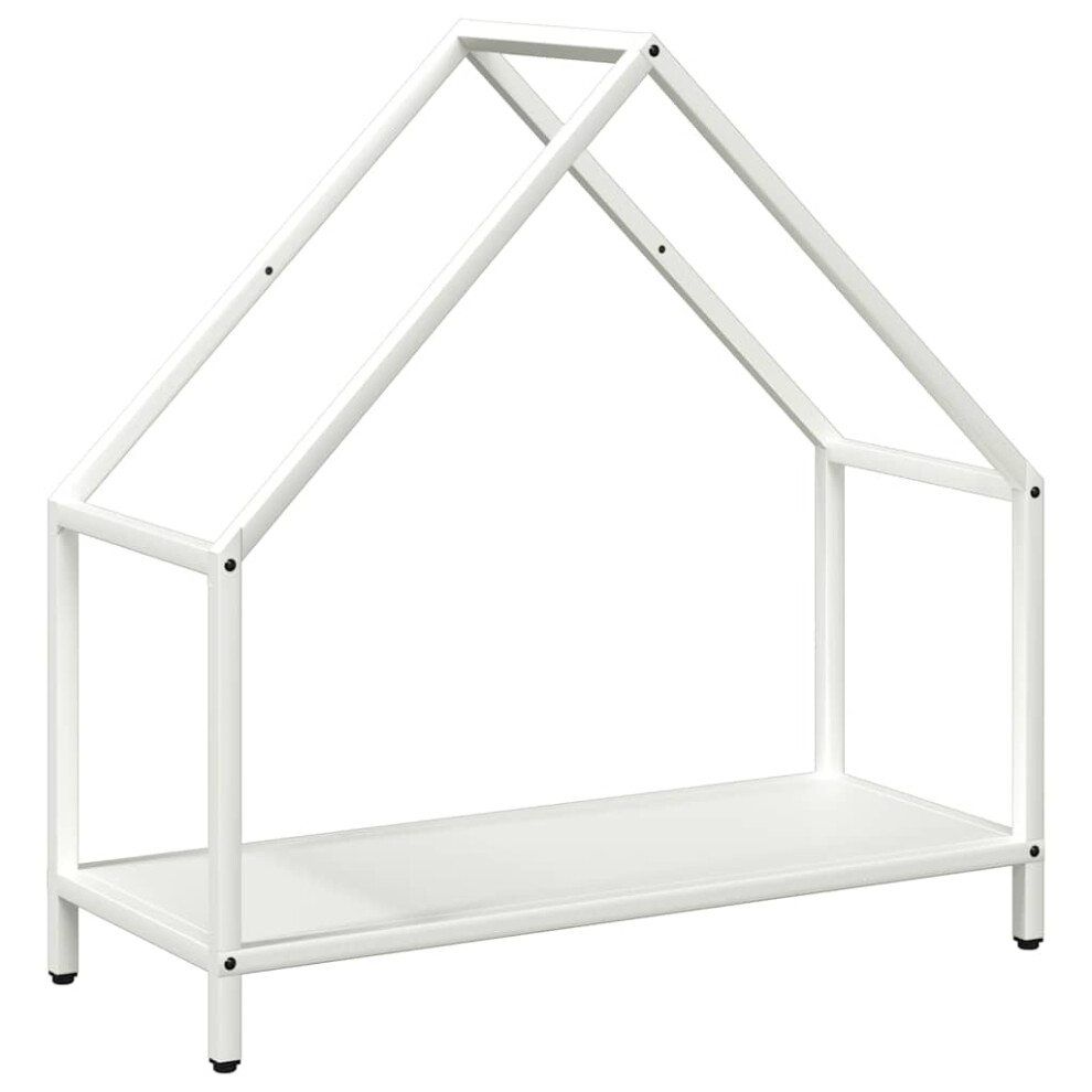 Vidaxl Firewood Rack White 60X25x60 Cm Cold-Rolled Steel