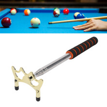 Brückenstab für Billard aus Edelstahl, verstellbar in mehreren Winkeln, ausziehbar