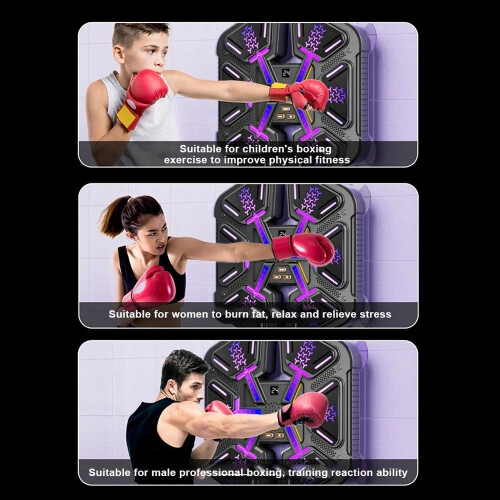 Smart Bluetooth Punching Boxing Electronic Music Machine Home Training with LED 2