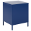 Beliani 2 Drawer Bedside Table KYLEA Metal Navy Blue 5