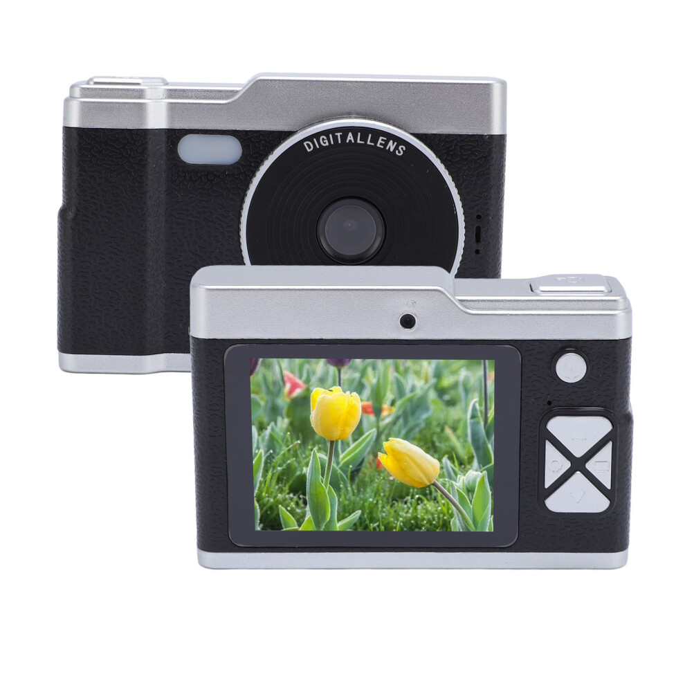 48Mp Digital Camera 8X Zoom Portable Compact Student Camera Black 5071391786151