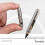 Ti Schlüsselanhänger-Stift Graphit-Legierung Mini 2 Federn 7