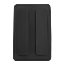 Silicone Toaster Cover 15.8x10.4x1.2cm Soft Reusable Bread Maker Lid Black