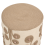 Beliani Pouffe DIMAN Jute White 4
