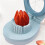 2X 3 in 1 Multifunctional Egg Slicer Egg Cutter Stainless Steel Blades with Storage Box for Egg Slicer D 3